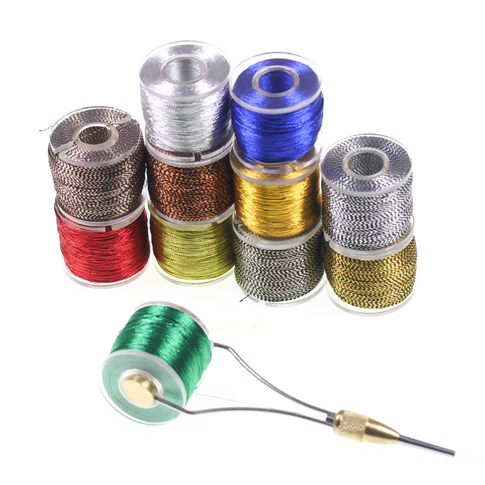 Fishing Rod Repair Kit - 100 Yards Fishing Rod Building Metallic