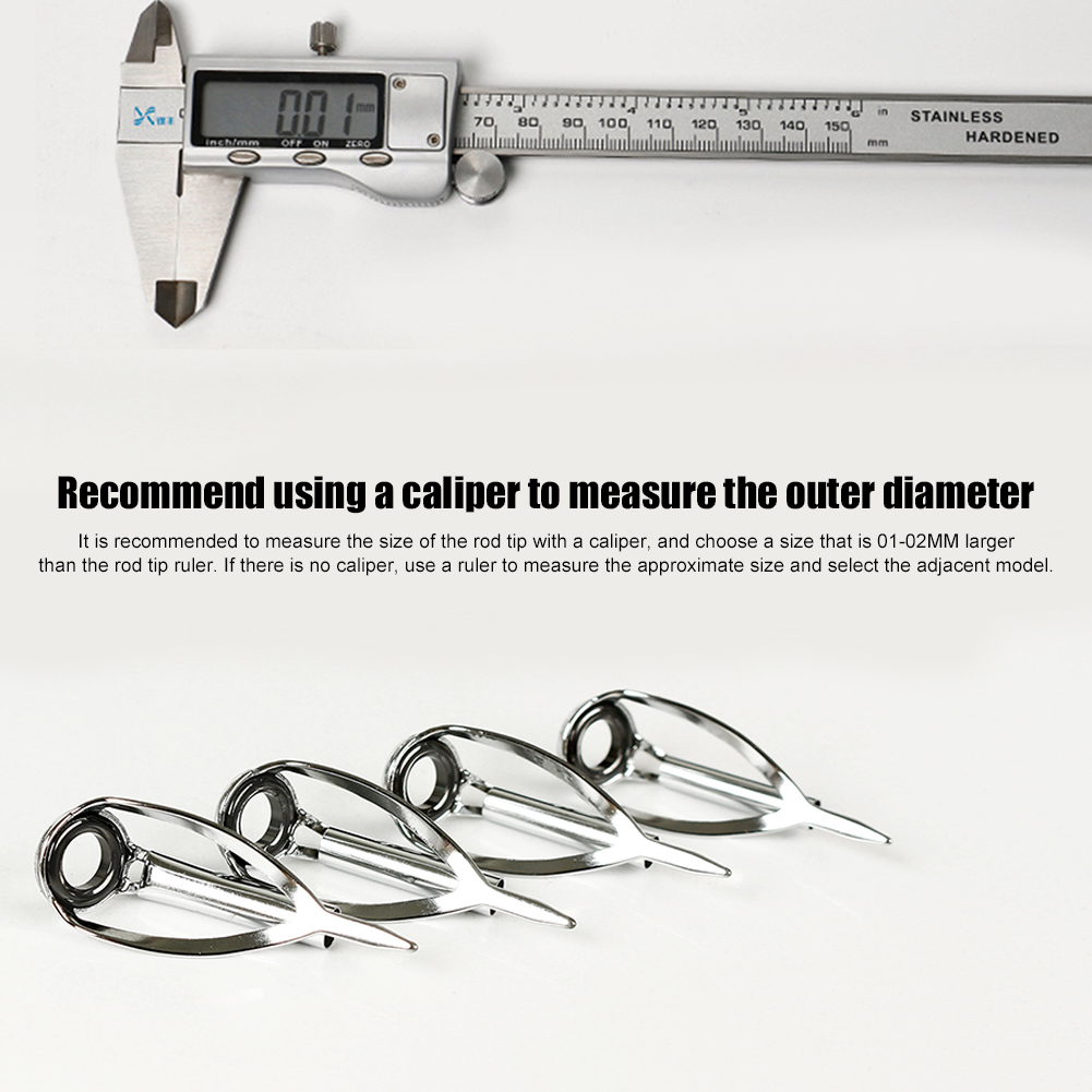 Fishing Rod Guide Replacement - 10/40pcs Fishing Rod Guide Ring Stainless