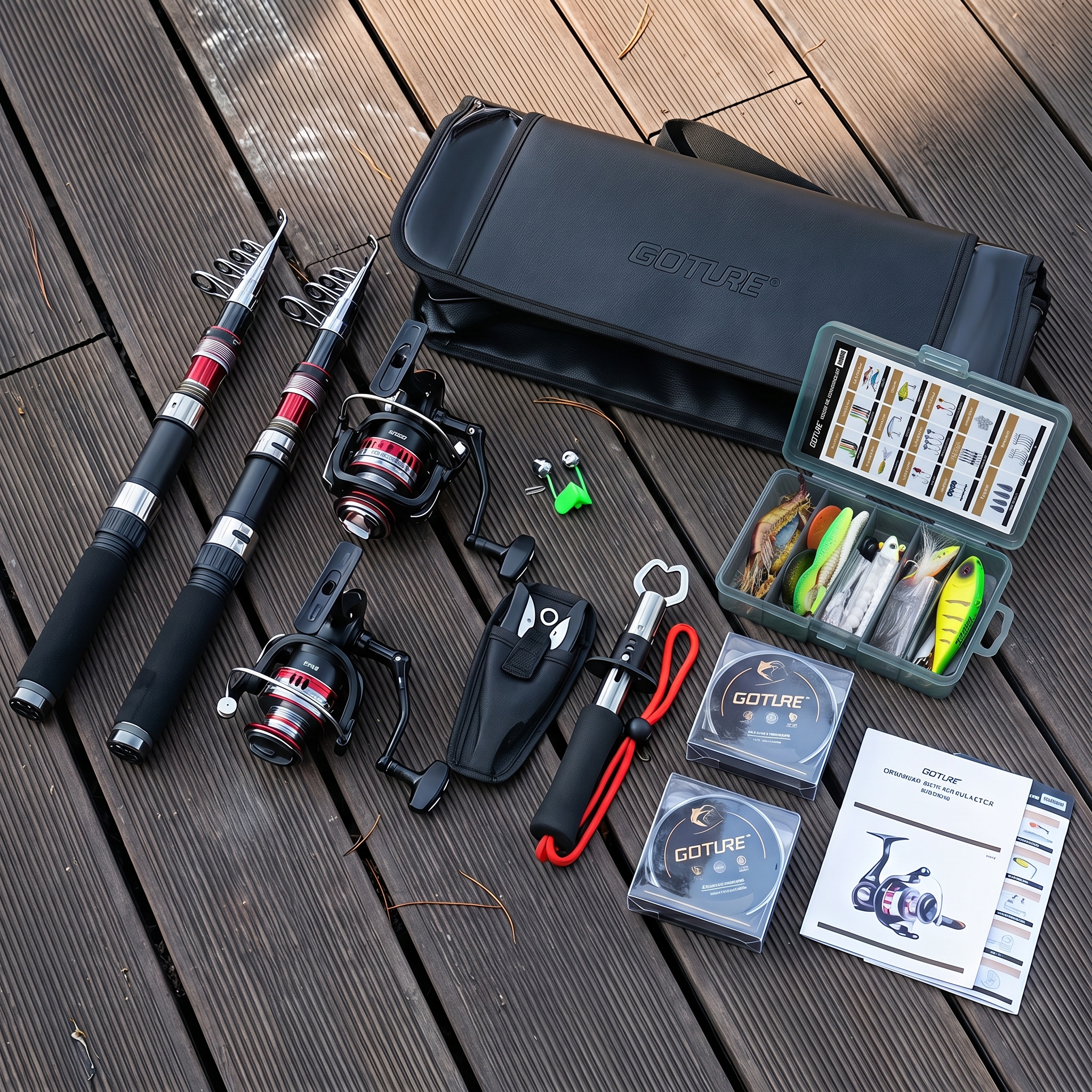 Goture Telescopic Fishing Rod  - Fishing Rod Carbon Fiber recension och pris