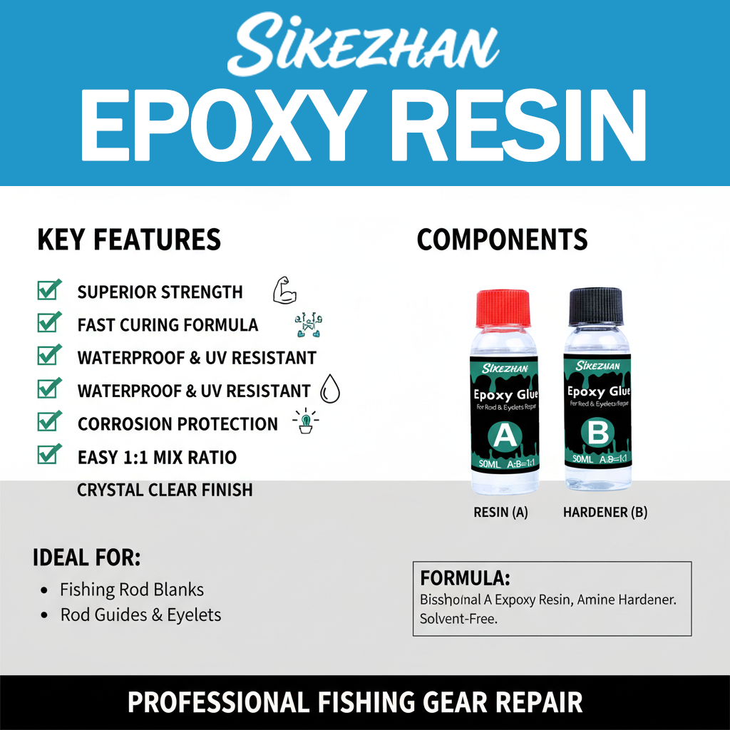 AB Epoxy 1:1 for Fishing Rod R - Fishing Rod Guide Replacement recension och pris