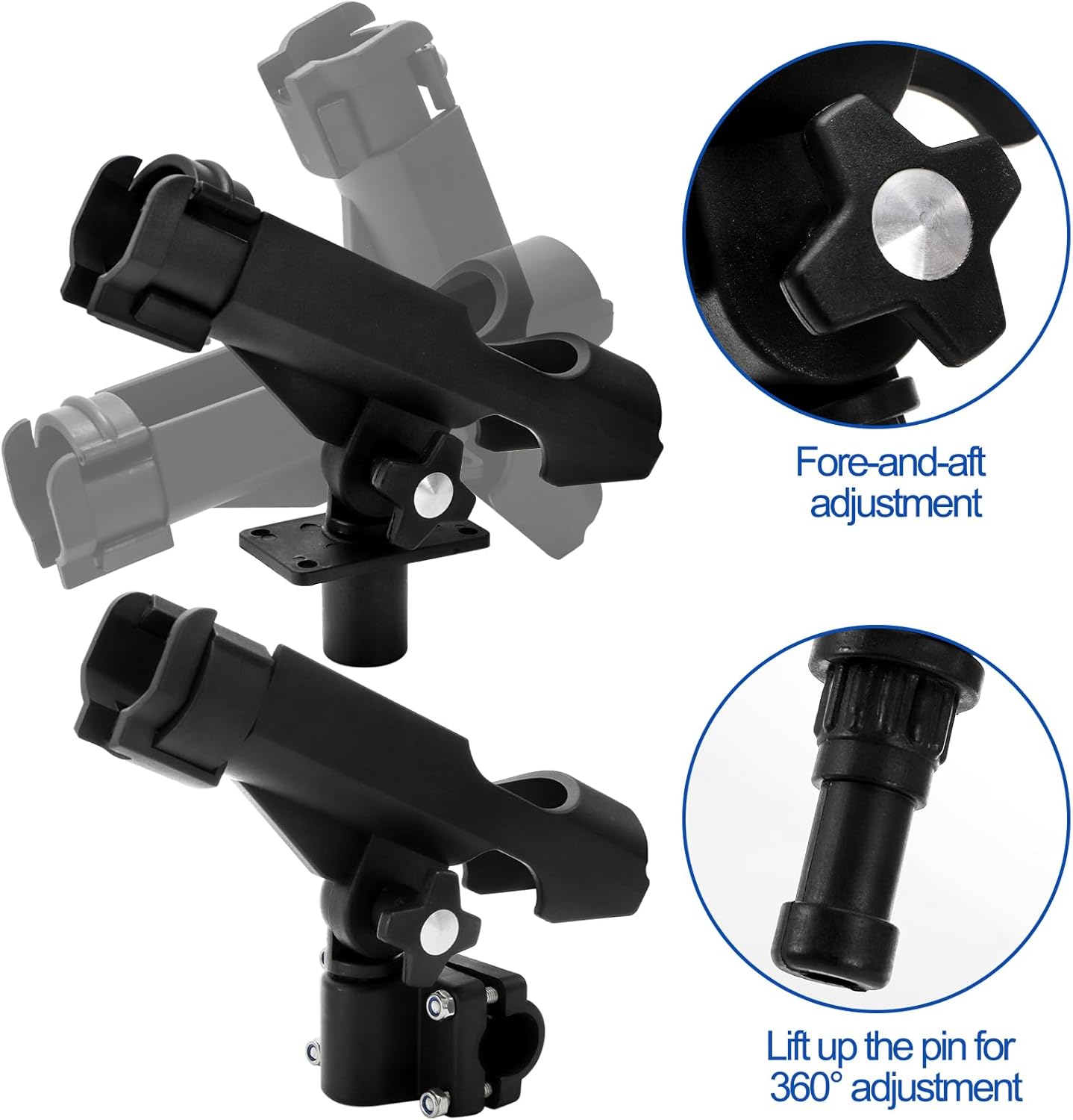 2 Pack Fishing Rod Holder with - Fishing Rod Combo recension och pris