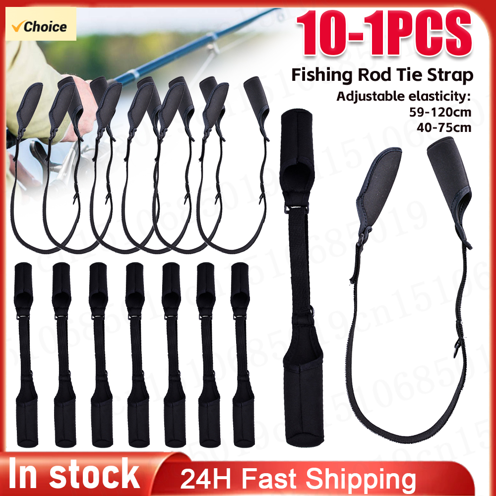 1-10PCS Fishing Rod Socks Srta - Fishing Rod Case recension och pris
