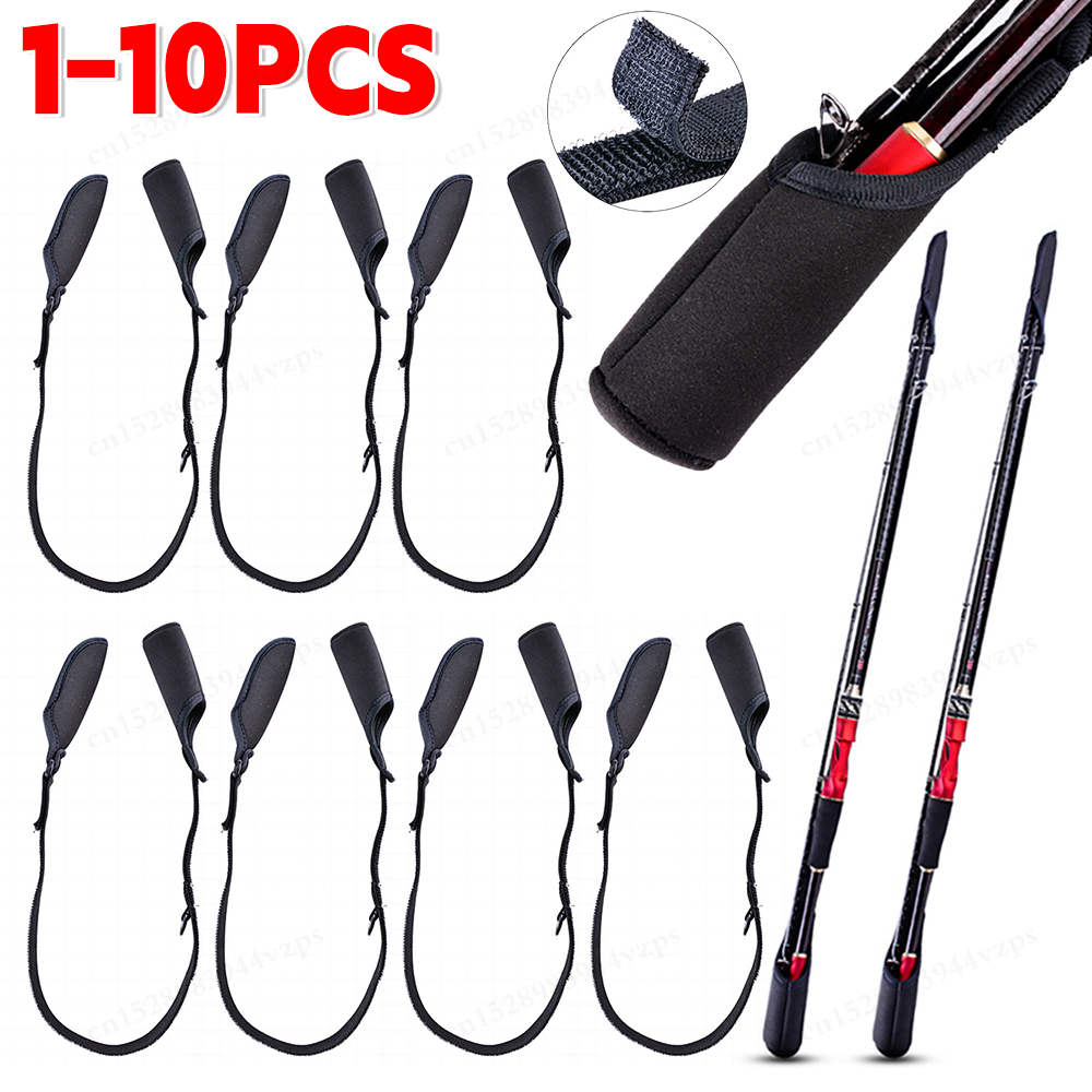 1-10PCS Fishing Rod Socks Srta - Fishing Rod Case recension och pris