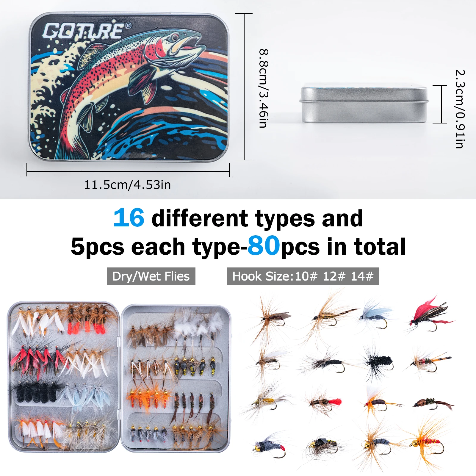 Goture Fly Fishing Rod and Ree - Fishing Rod Fly recension och pris