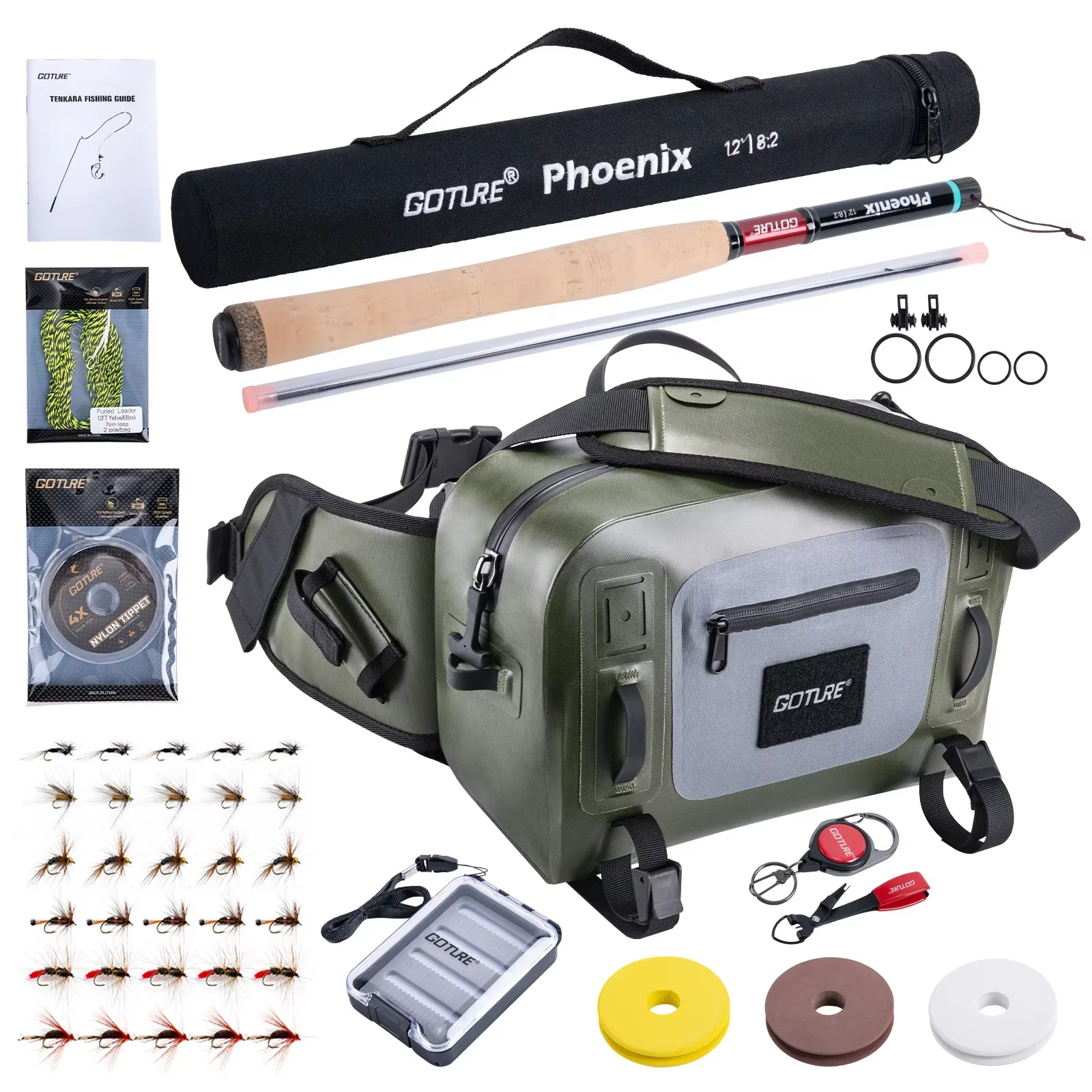 Goture 3.6m Tenkara Rod Set wi - Fishing Rod Fly recension och pris