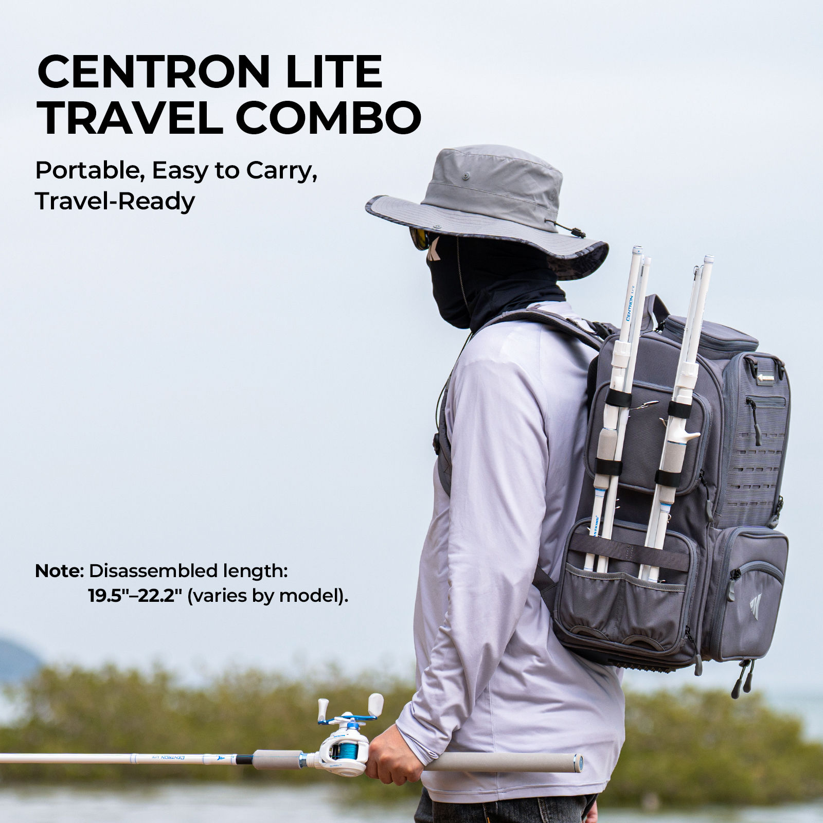 KastKing Centron Lite Travel C - Fishing Rod Combo recension och pris
