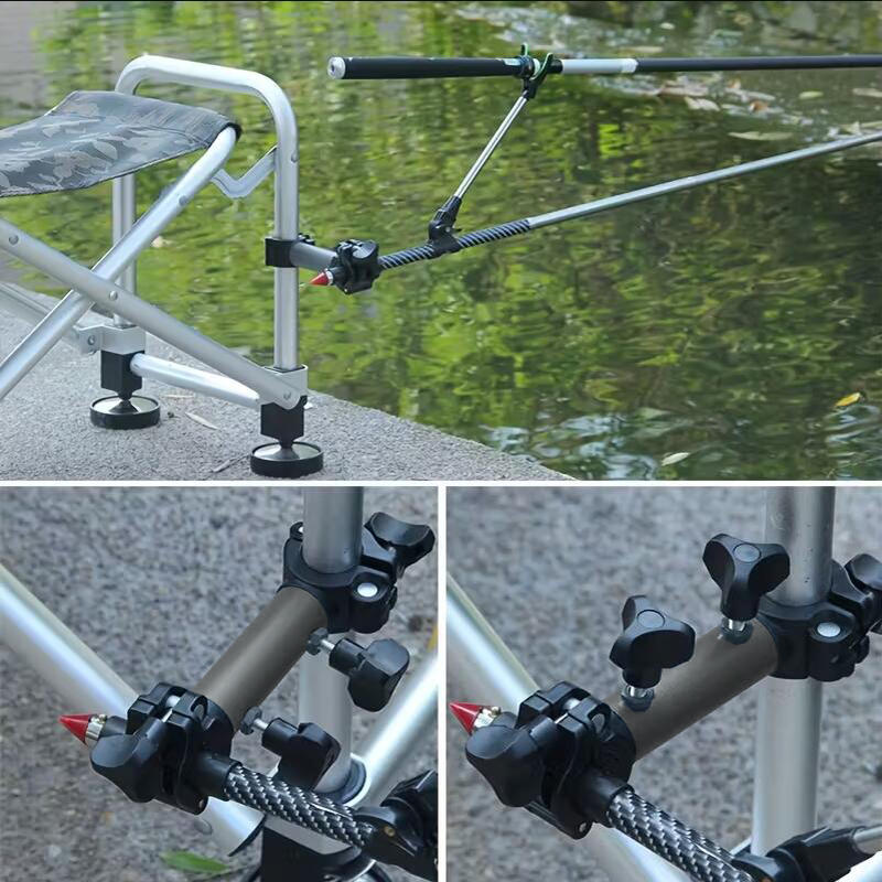 Fishing Rod Holder Clamp with  - Fishing Rod Case recension och pris