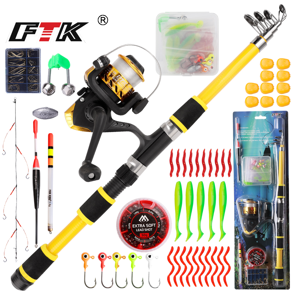 FTK 1.8m Fishing Rod and Reel  - Fishing Rod Carbon Fiber recension och pris
