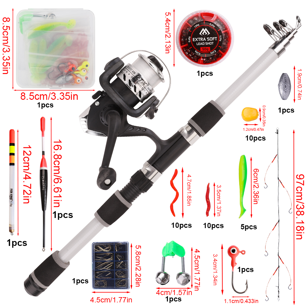 FTK 1.8m Fishing Rod and Reel  - Fishing Rod Carbon Fiber recension och pris