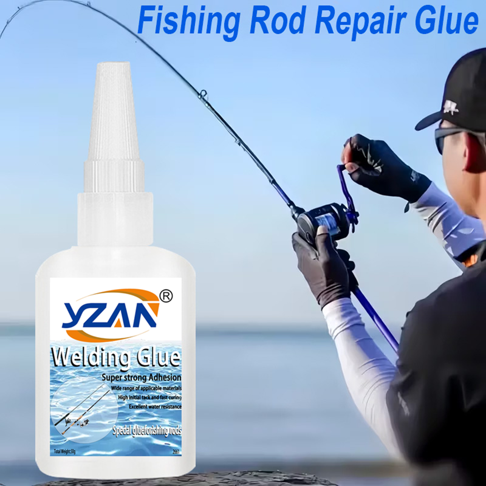 Fishing Rod Repair Glue  Fast  - Fishing Rod Guide Replacement recension och pris