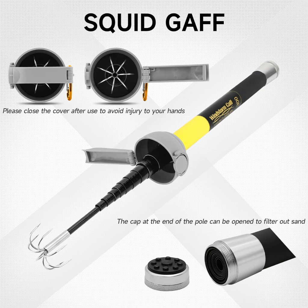 SANLIKE Fishing-Squid Gaff 3M/ - Fishing Rod Carbon Fiber recension och pris