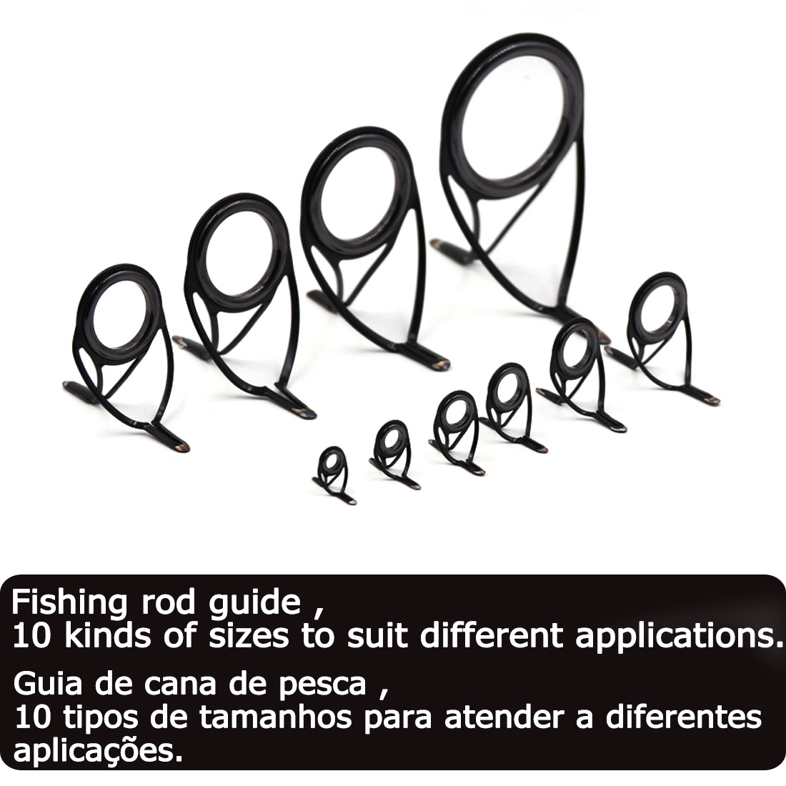 9KM OB Curved Rod Guide Kit 10 - Fishing Rod Guide Replacement recension och pris