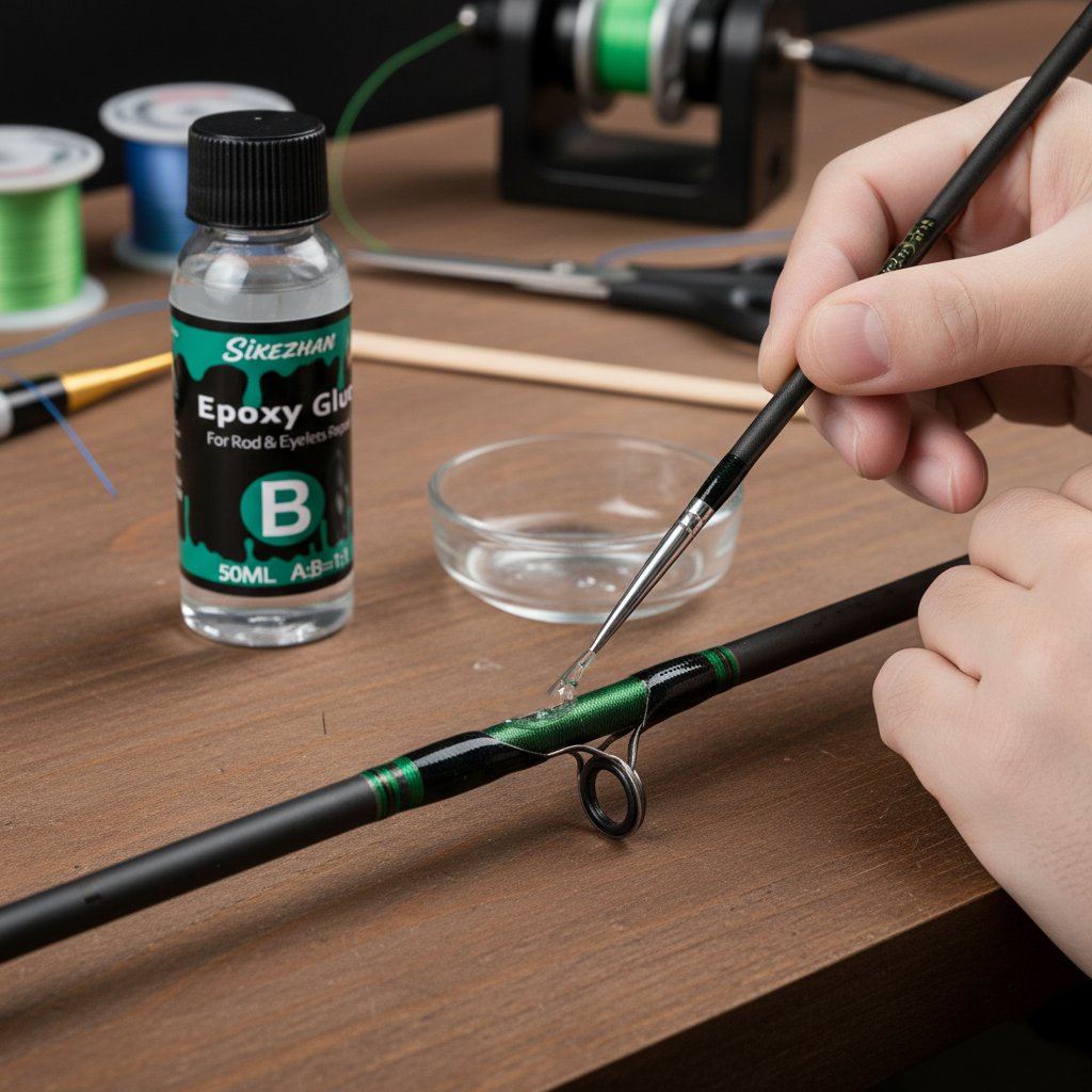 Clear 2-Part Fishing Rod Epoxy - Fishing Rod Repair Kit recension och pris