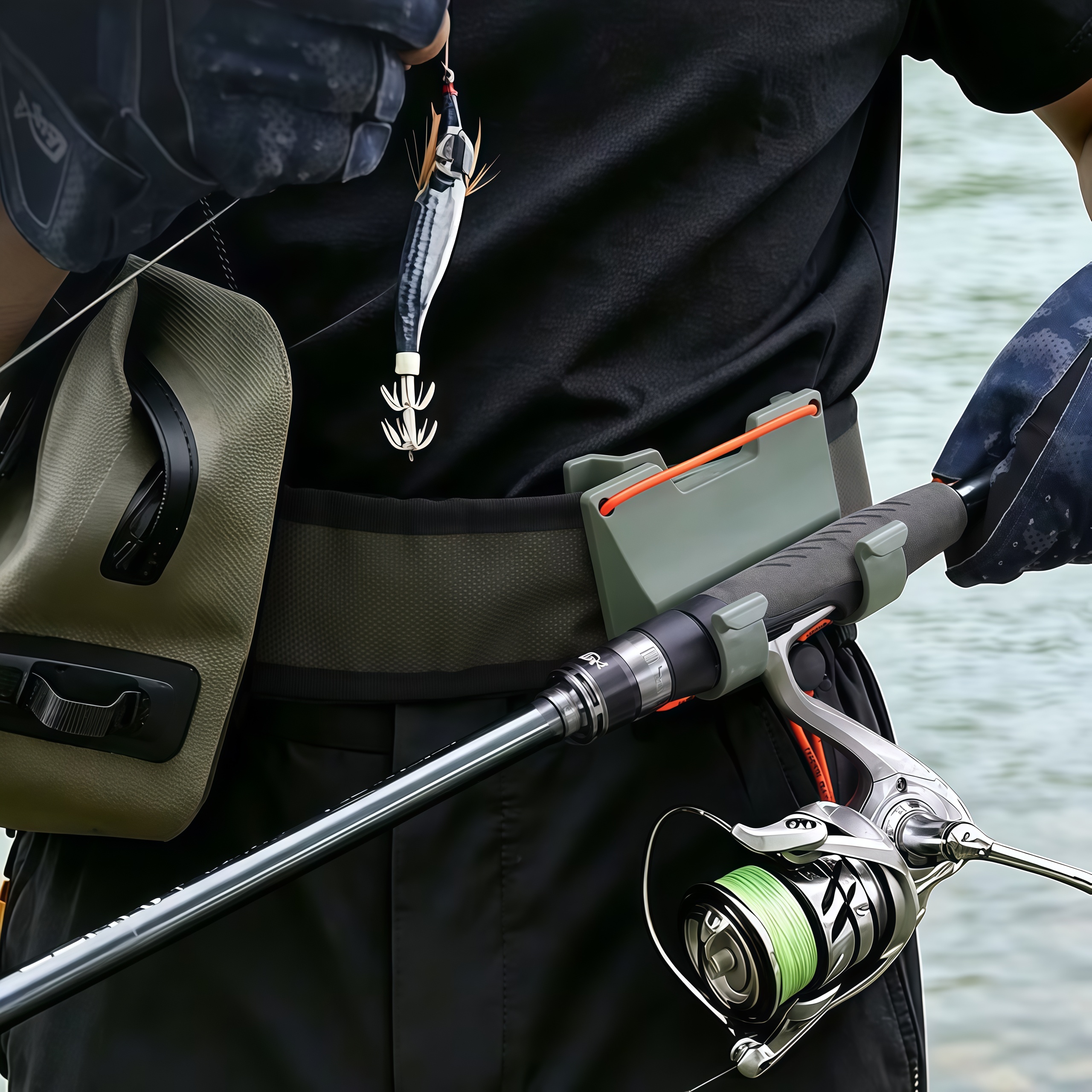 DEUKIO Outdoor Belt Clip Rod H - Fishing Rod Fly recension och pris