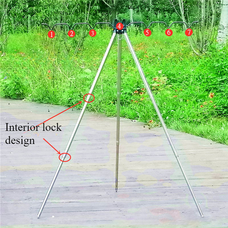 1PC Fishing Sea Rod Bracket Al - Fishing Rod Telescopic recension och pris