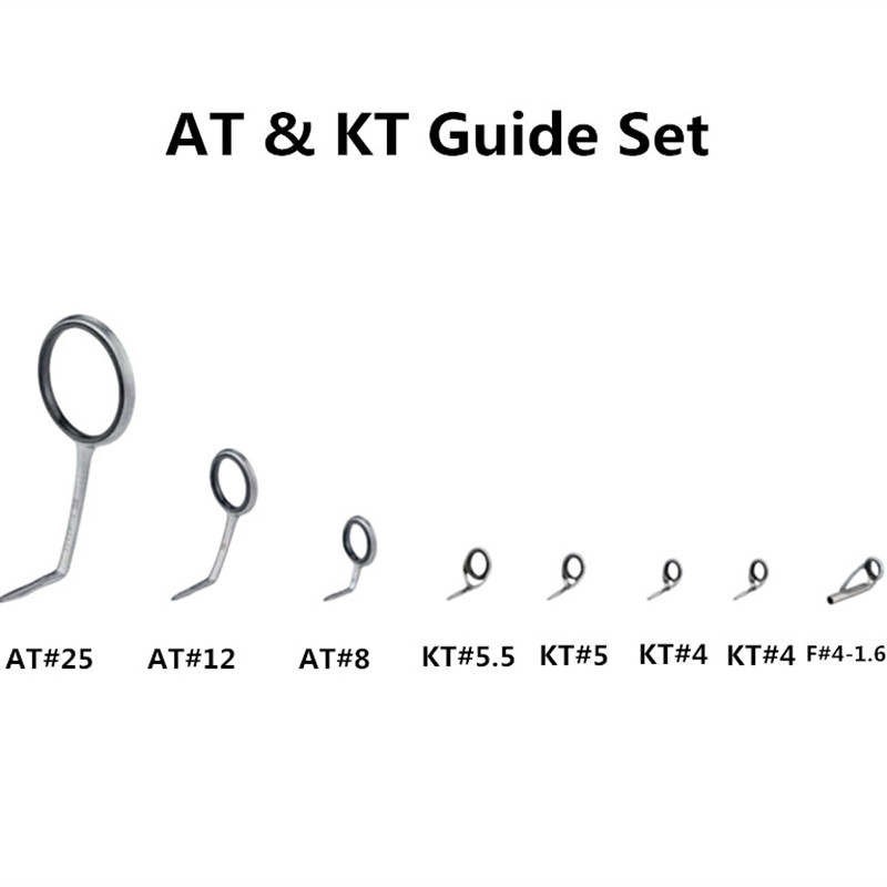 NooNRoo AT & KT Guide Set Fish - Fishing Rod Guide Replacement recension och pris