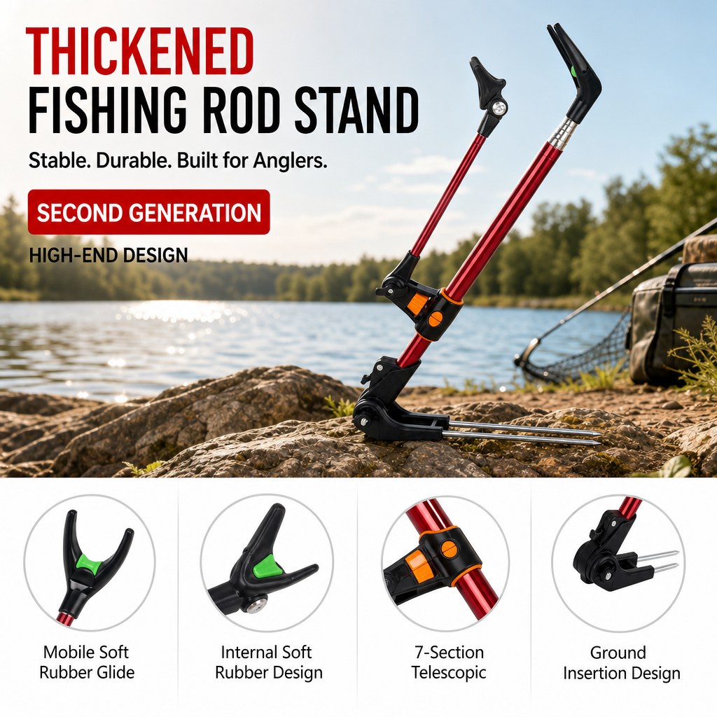Stainless Steel Reinforced Tel - Fishing Rod Telescopic recension och pris