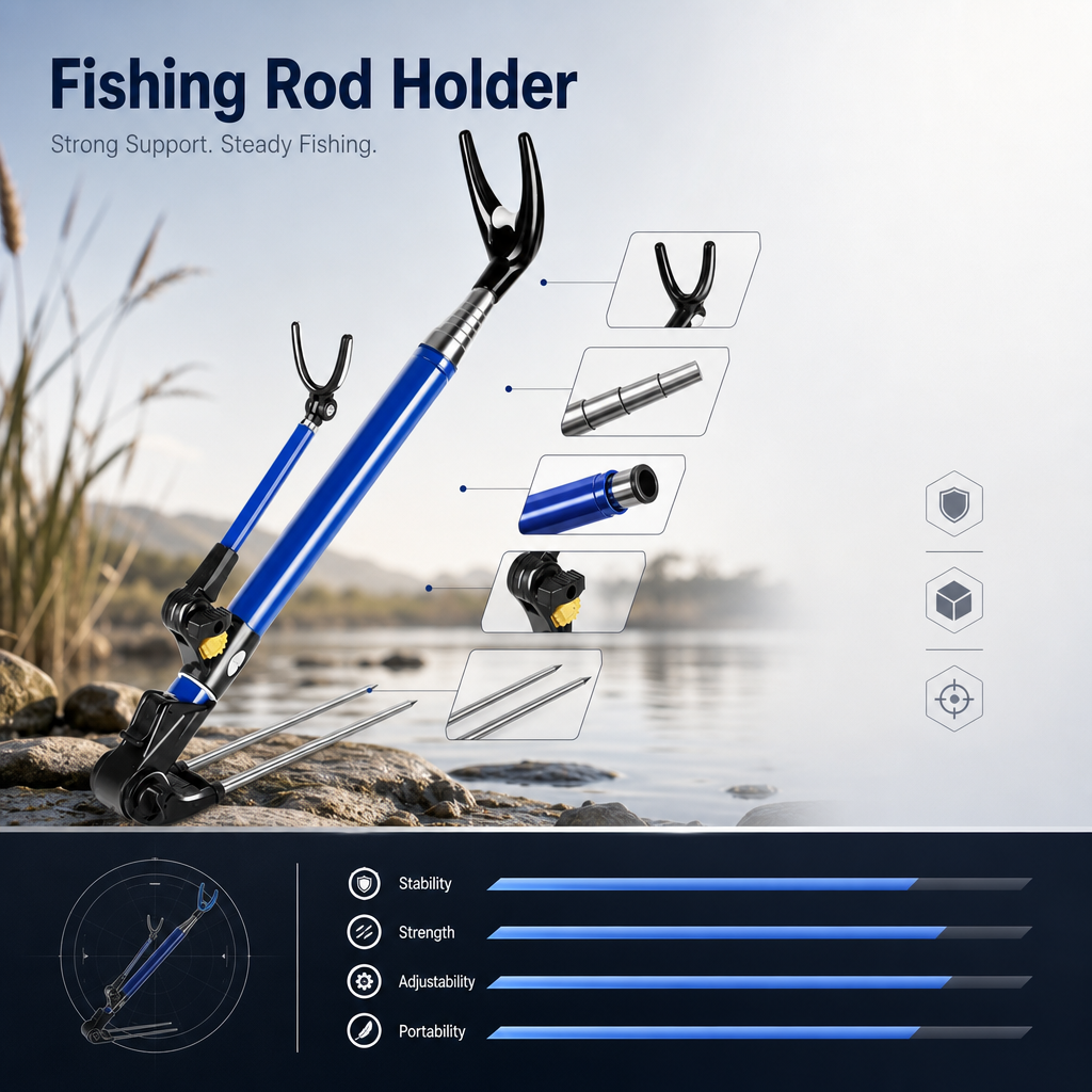 Stainless Steel Reinforced Tel - Fishing Rod Telescopic recension och pris