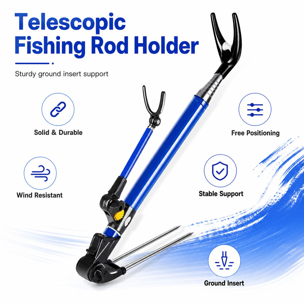 Stainless Steel Reinforced Tel - Fishing Rod Telescopic recension och pris