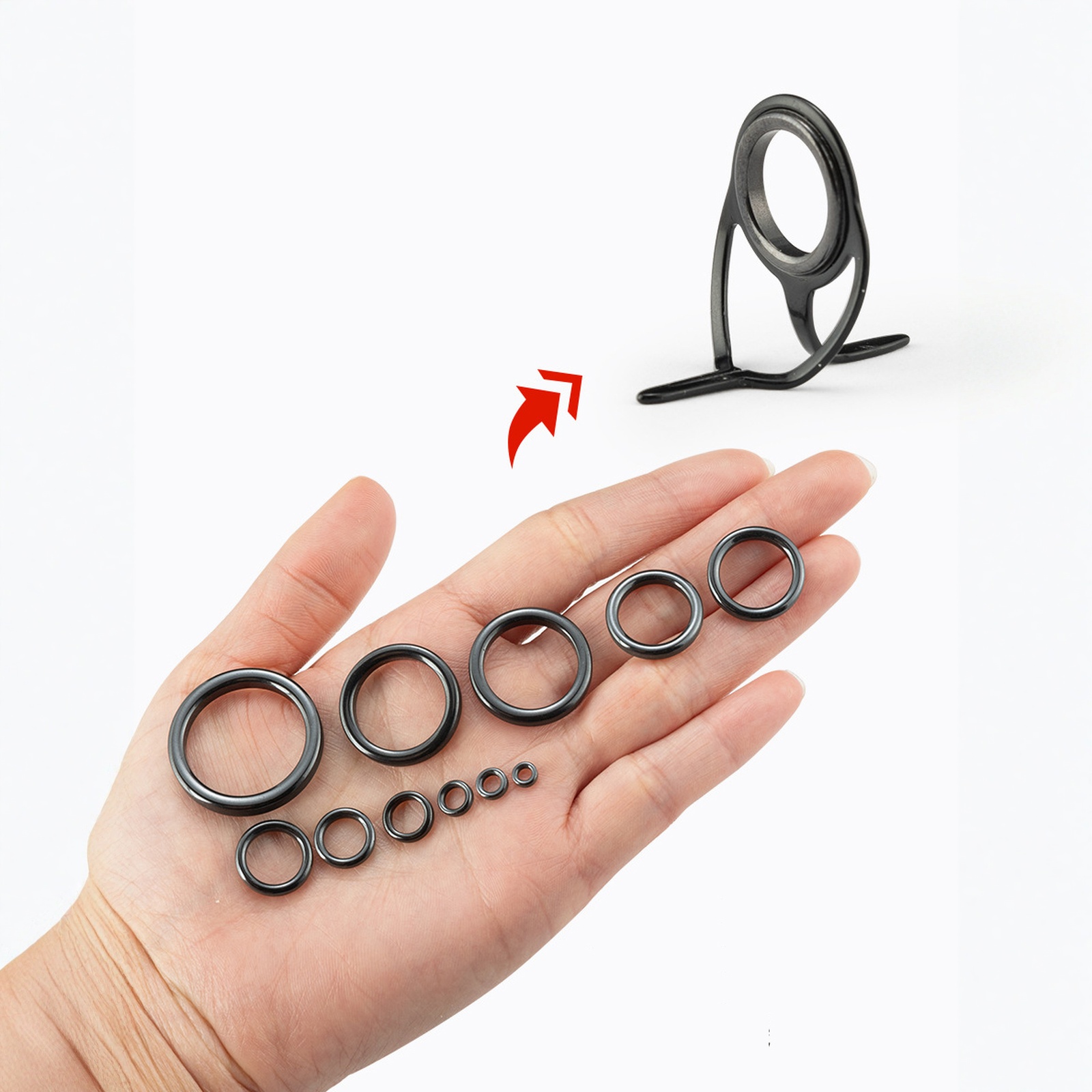 26PCS Fishing Rod Guide Ring K - Fishing Rod Guide Replacement recension och pris