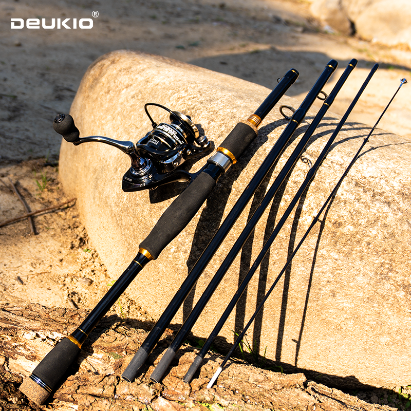 DEUKIO Fishing Rod Reel Combo  - Fishing Rod Carbon Fiber recension och pris