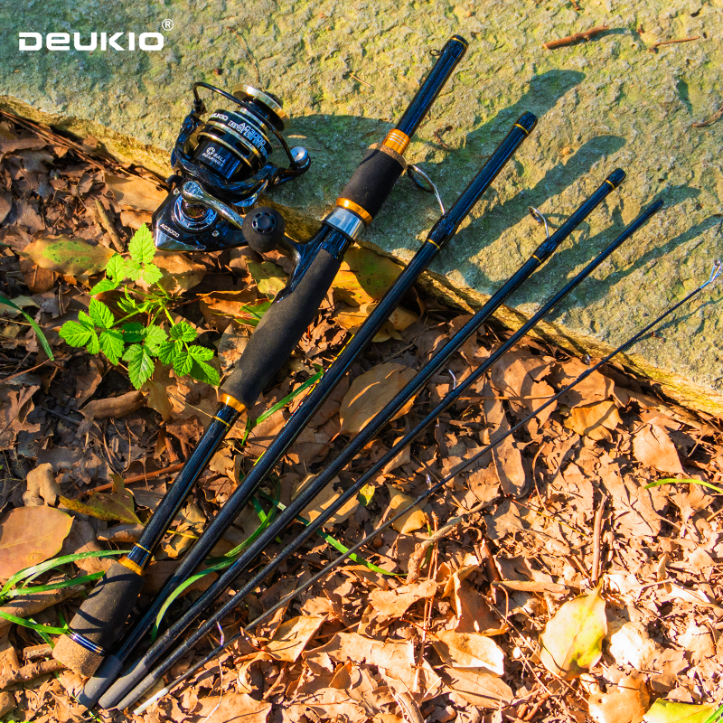 DEUKIO Fishing Rod Reel Combo  - Fishing Rod Carbon Fiber recension och pris