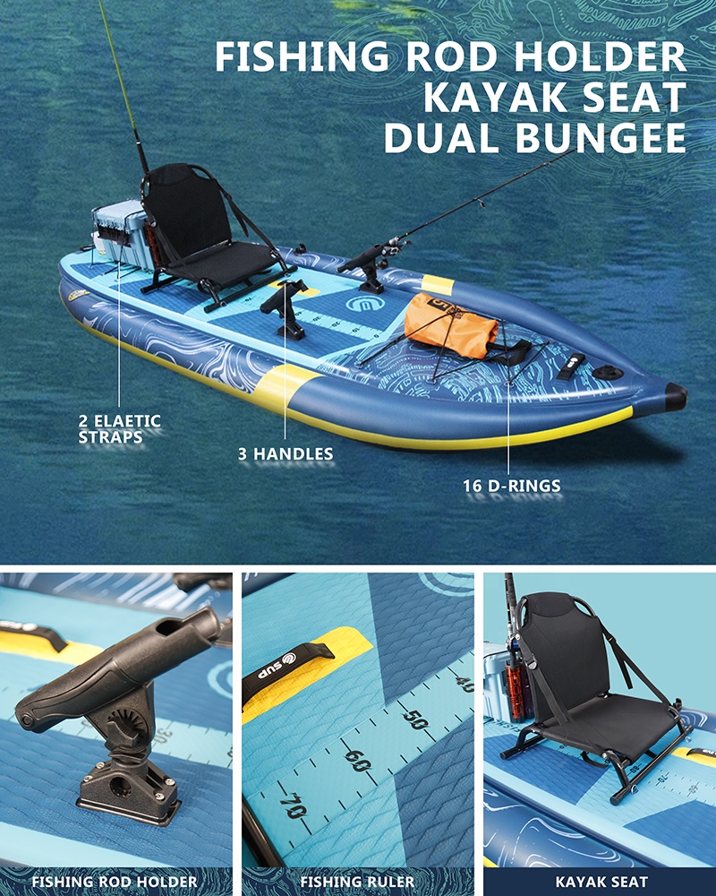 Three Air Chamber Inflatable F - Fishing Rod Holder recension och pris